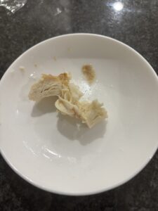 オーブンで温め直したロティサリーチキン